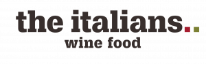 Logo the italians wine food