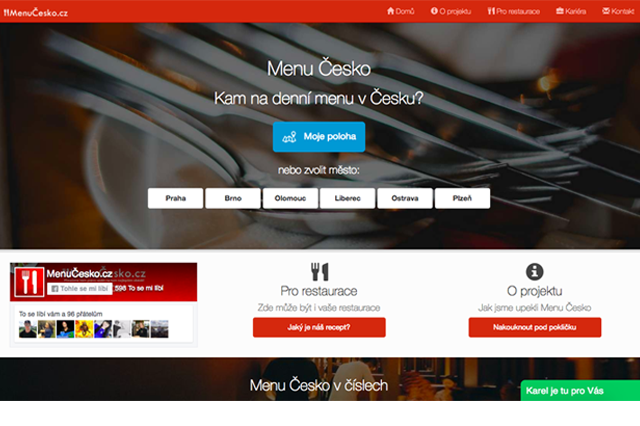 MenuČesko.cz nabízí hlasovým hostům snadnou volbu 
