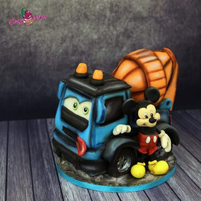 Mickey a míchačka, dort Lucie Velechovské z Crazy Cakes