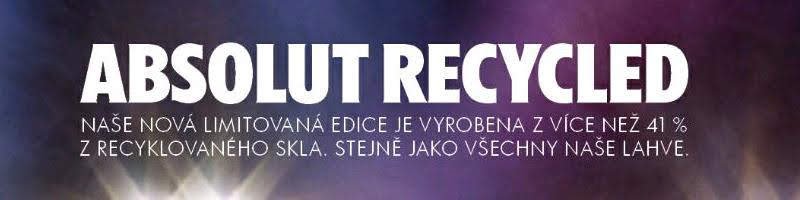 Nová vodka Absolut je "recyklovaná"