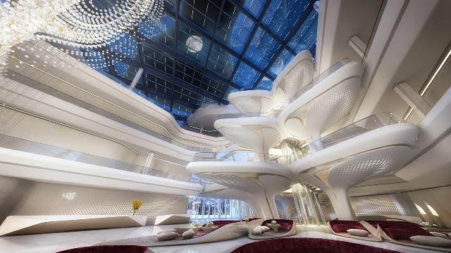  V Dubaji se dnes klientům otevřely dveře nového luxusního hotelu The Opus podle návrhu Zahy Hadid