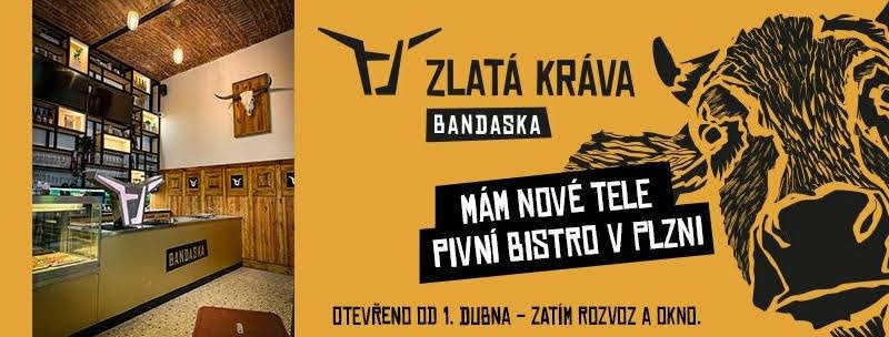 Pivovar Zlatá kráva otevírá v Plzni Bandasku